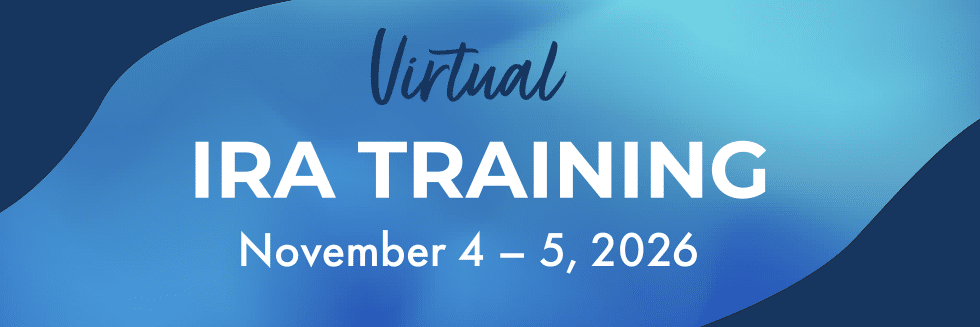 Virtual IRA Training